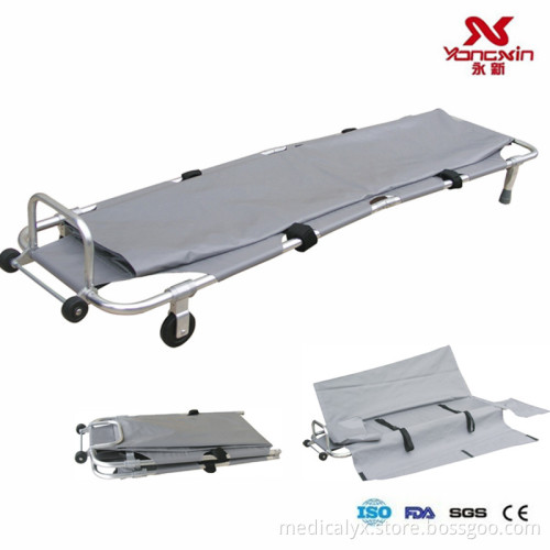 Aluminum Alloy Folding Stretcher with Wheels (YXZ-D-C3)